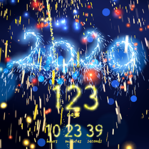 New Year 2020 countdown premium